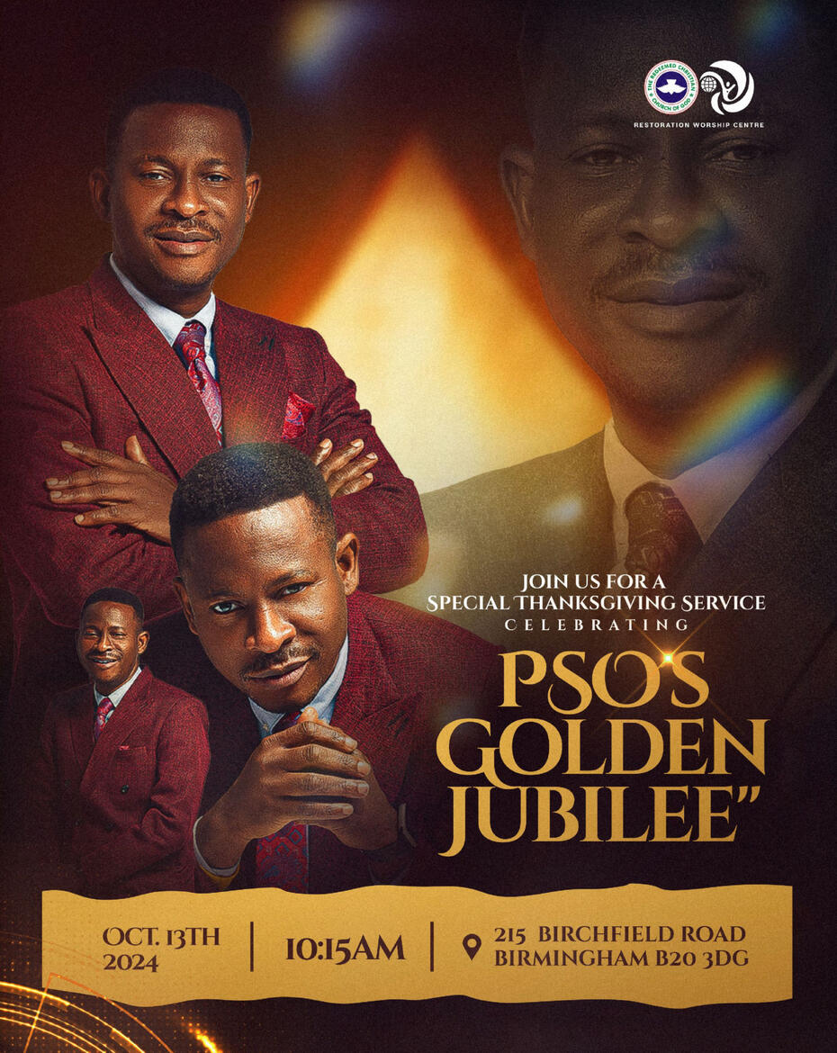 PSO GOLDEM JUBILEE FLYER