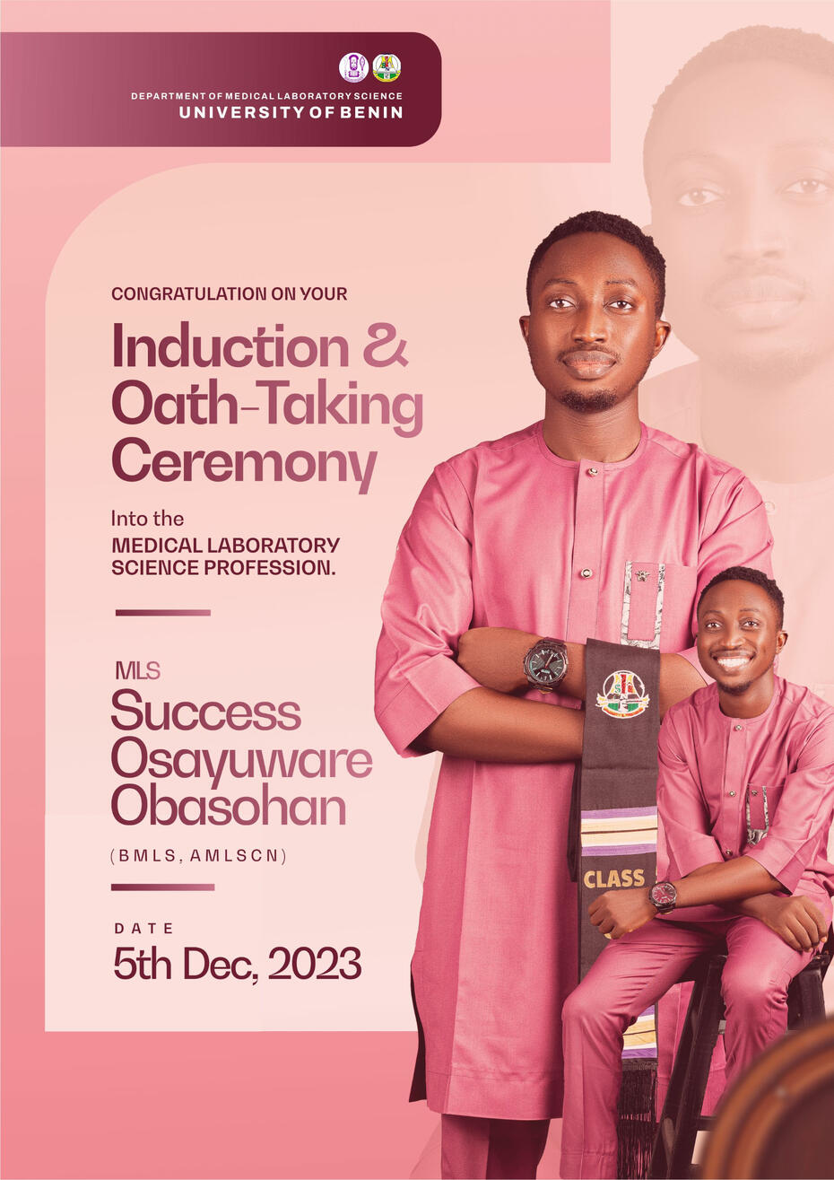 Induction/Oath-Taking Jotter Design