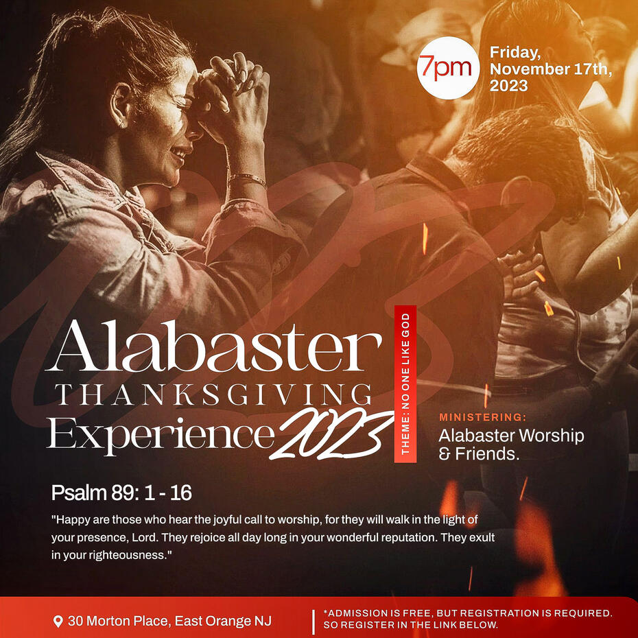 Alabaster Church Flyer