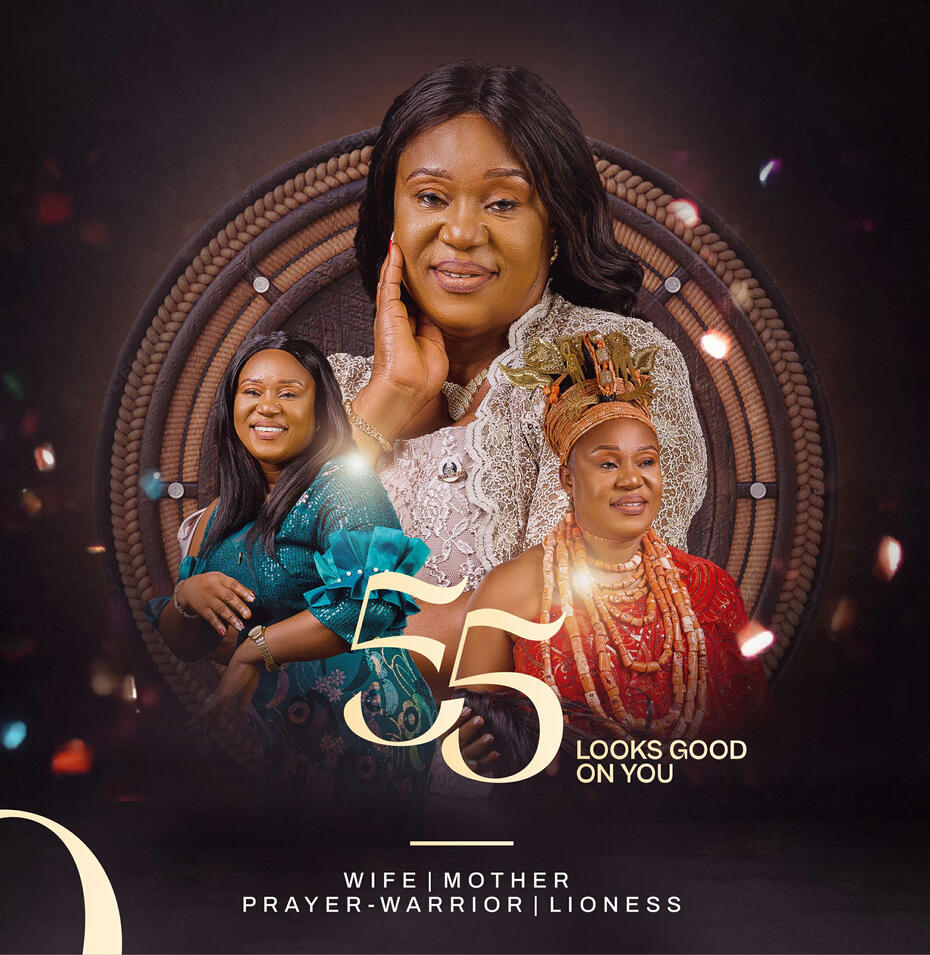 55th Birthday Poster